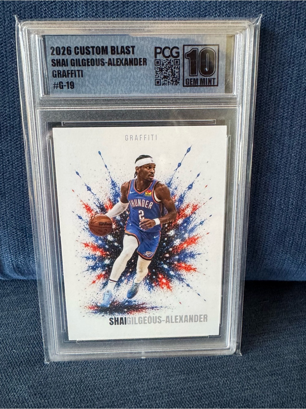 Shai Gilgeous-Alexander - Graffiti - 2026 Custom Blast #G-19 PCG 10 Gem Mint